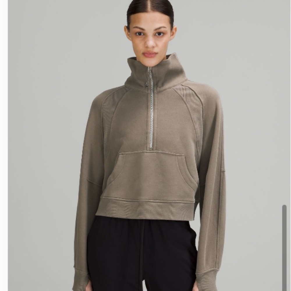 Lululemon Scuba Oversized Funnel Neck Half Zip